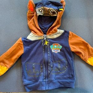 Chase Paw Patrol Toddler Zip-up Hoodie (3T)